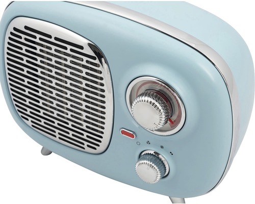 Elektrischer Heizlüfter im Retro-Design