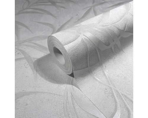 Papier peint intissé 34283 City Glow floral blanc Rouleau de papier peint avec motif abstrait
