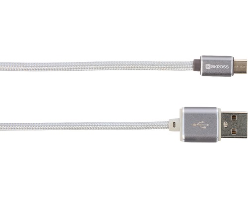 SKROSS Charge'n Sync Micro USB - Steel Line Kabel input 5V output 5V/2.4A