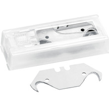 Lames à crochet dans un récipient de stockage