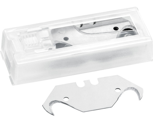 Lames à crochet dans un récipient de stockage