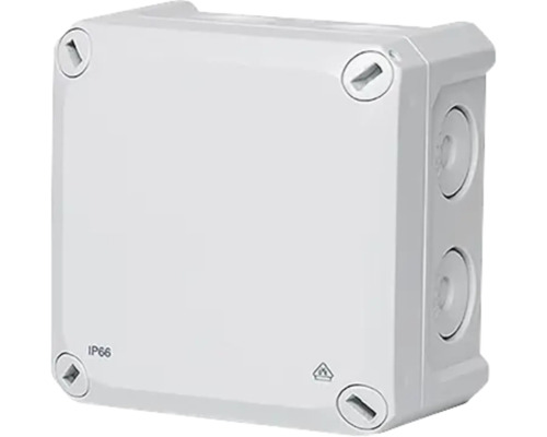 Boîtier de dérivation pour milieux humides 8,5 x 8,5 x 5,4 cm IP66 1 pièce