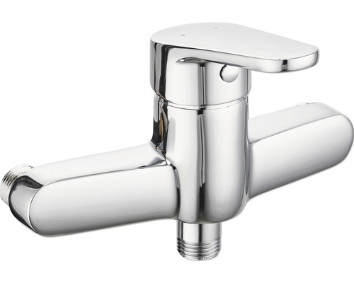Mitigeur de lavabo chromé pour montage mural