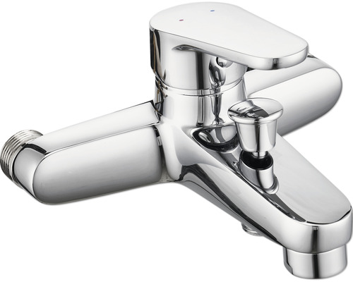 Mitigeur de baignoire brillant pour salle de bains