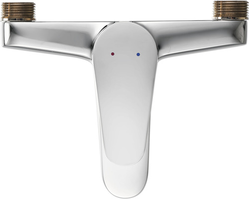 Mitigeur de lavabo chromé avec indicateur de température