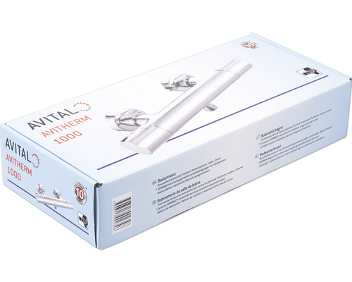 Avital Avitherm 1000 Badarmatur in Produktverpackung