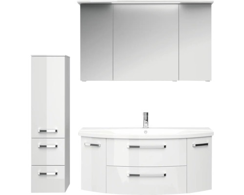 Set de meubles de salle de bains Pelipal xpressline 4010 150.5 cm blanc 4 pièces 4010.1207111090