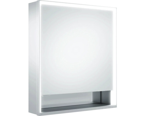 LED Spiegelschrank KEUCO Royal Lumos rechts BxHxT 65x73.5x16.5 cm silber