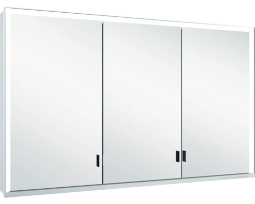 Armoire de toilette KEUCO Royal Lumos 120 cm argent 3 portes LED