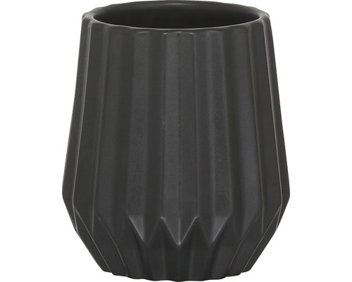 Vase décorative en céramique avec motif géométrique