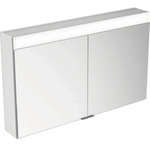 Armoire de toilette à LED KEUCO Edition 400 lxhxp 106x65x16.7 cm argent