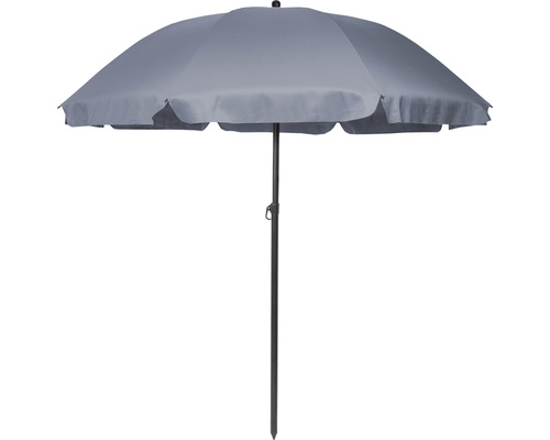 Parasol gris avec pique