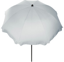 Parasol ouvert avec revêtement en tissu
