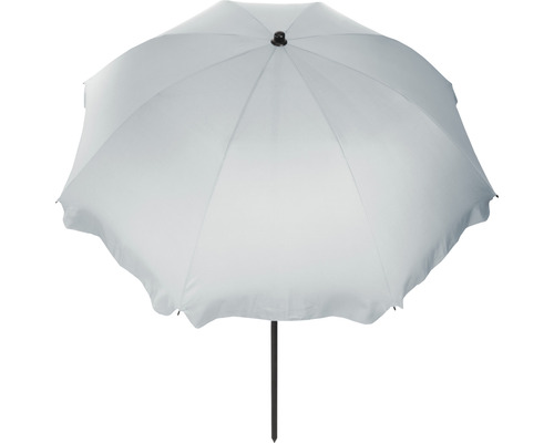 Parasol ouvert avec revêtement en tissu