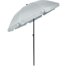 Parasol de plage avec pointe de terre