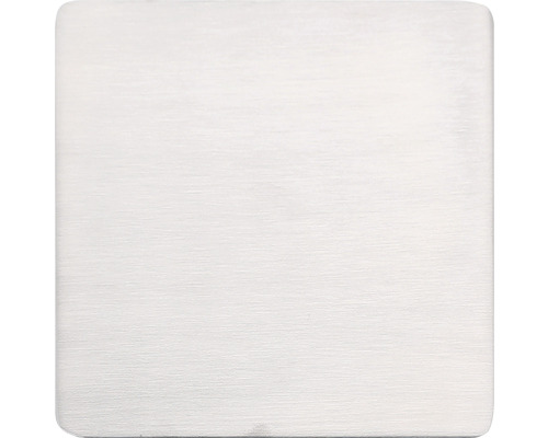 Plaque carrée en acier inoxydable