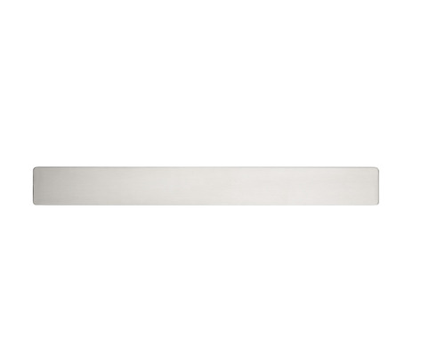 Plaque de montage REIKA Ovaro pour accessoires aimantés 45,7x5 cm acier inoxydable brossé