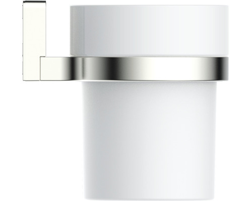 Support mural pour gobelet à brosse à dents en métal et céramique