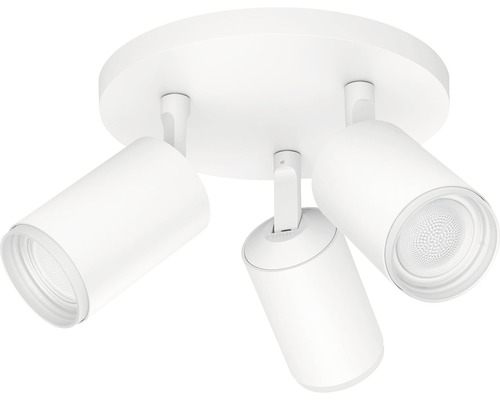 Plafonnier avec trois spots