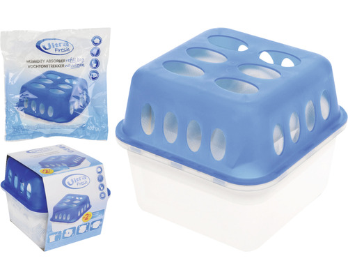 Déshumidificateur d'air 400 g avec paquet de rechange 400 g Absorbeur d''humidité avec sac de recharge et emballage