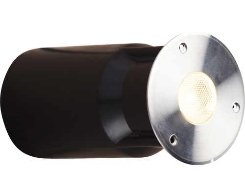 Eclairage de bassin Smart Light Decklight 3 W blanc chaud, acier inoxydable Spot encastrable au sol en métal pour l''extérieur