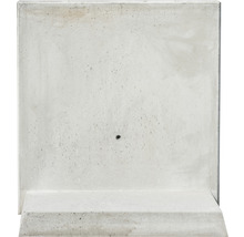 L-Stein Winkelstein Sichtbeton bewehrt grau 100 x 12 x 105 cm Fusstiefe = 60 cm