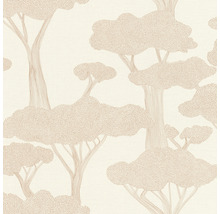 Papier peint avec motif d''arbres