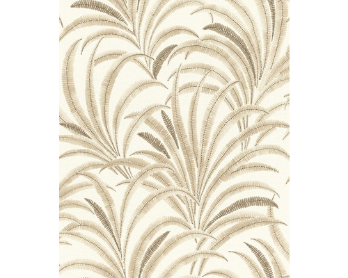 Papier peint intissé 690316 Rhapsody feuilles beige