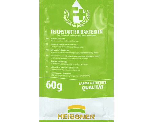 Heissner Démarrage pour bassin Bactéries 60g