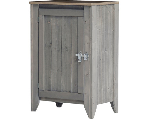 Gartenschrank/Outdoorküche Konsta Typ 559 inkl. 1 Tür 60x60x88 cm hellgrau