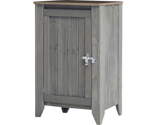 Gartenschrank/Outdoorküche Konsta Typ 559 inkl. 1 Tür 60x40x88 cm hellgrau