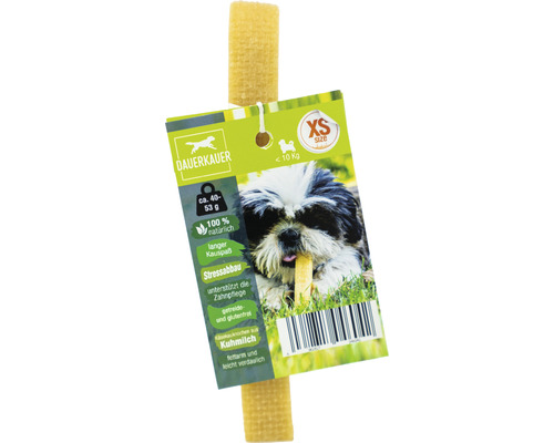 Dauerkauer XS Hundesnack aus Kuhmilch für kleine Hunde unter 10 Kilogramm