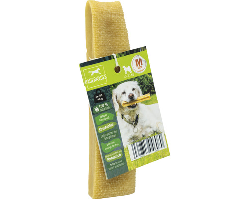 Dauerkaustreifen aus Kuhmilch für Hunde, Grösse M