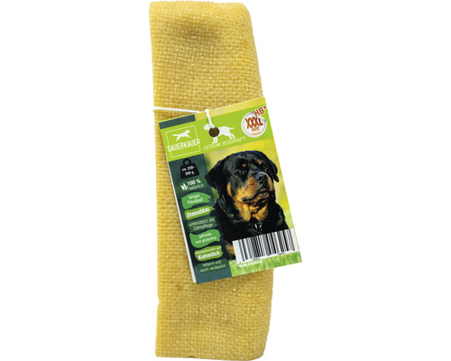 Friandises pour chiens DAUERKAUER XXXL puissance des mâchoires extrême à base de lait 1 pièce env. 230 g, hygiène dentaire, diminution du stress pour les chiens friandises à mâcher