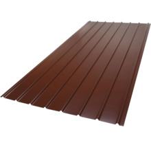 Tôle trapézoïdale PRECIT H12 rouge oxyde RAL 3009 1700x910x0,4 mm