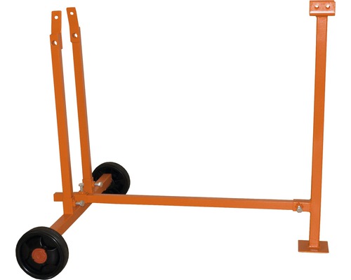 Fahrbarer Montagebock aus Metall mit Rädern