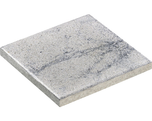 Beton Terrassenplatte iStone Brilliant weiss-schwarz 40 x 40 x 4 cm Quadratische Gehwegplatte aus Beton