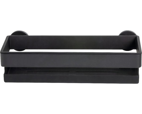 Étagère de douche noire pour montage mural