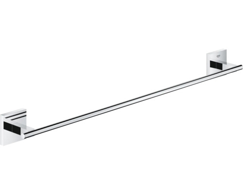 Porte-serviettes Grohe Quickfix Start Cube 61,2 cm chrome brillant 41089000 Porte-serviettes mural
