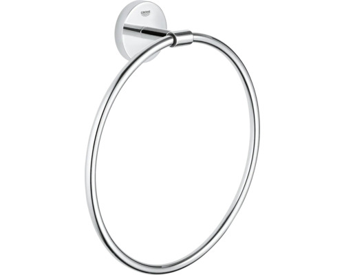 Anneau à serviettes Grohe Quickfix Start Cosmopolitan chrome brillant 41167000 Anneau porte-serviettes Grohe pour montage mural
