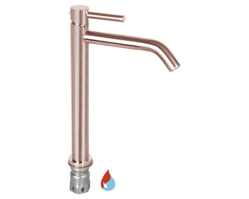 Hoher Waschtischmischer für Waschtische ohne Überlauf