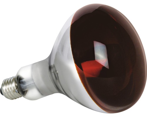 Réflecteur infrarouge IR R 125 E27/150W rouge, utilisation spéciale