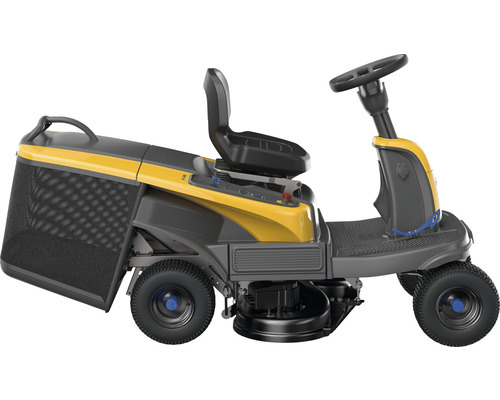 Tondeuse autoportée avec bac de ramassage