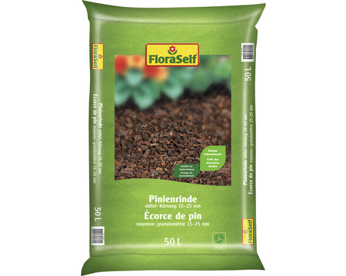 FloraSelf® Écorce de pin 15-25 mm sans tourbe 50 l