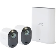 Arlo Überwachungskamera Set mit zwei Kameras und Basisstation