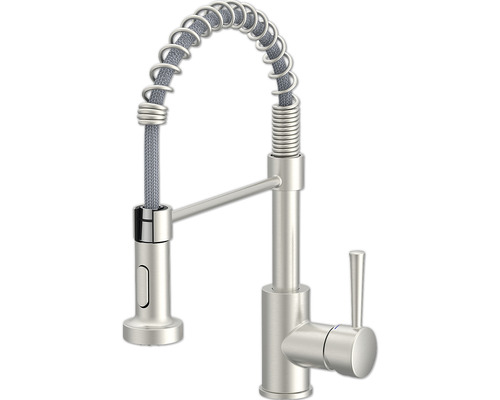 Mitigeur de cuisine TIBER acier inoxydable mat 147207