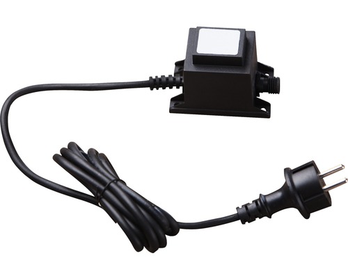 Transformateur électronique avec câble et prise
