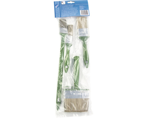 Lackpinsel Set mit vier Teilen im Folienbeutel