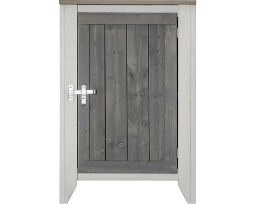 Armoire à outils/Cuisine d'extérieur Konsta type 561 avec porte 60x60x88 cm gris clair-crème