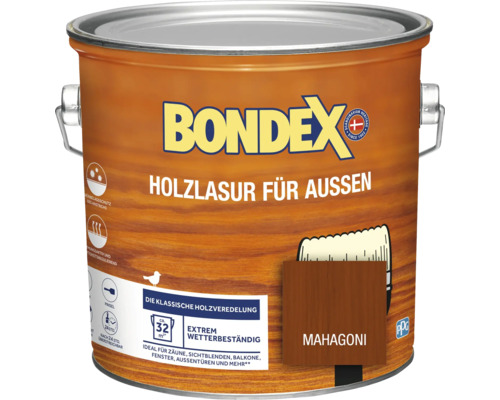 BONDEX Holzlasur mahagoni 2,5 l